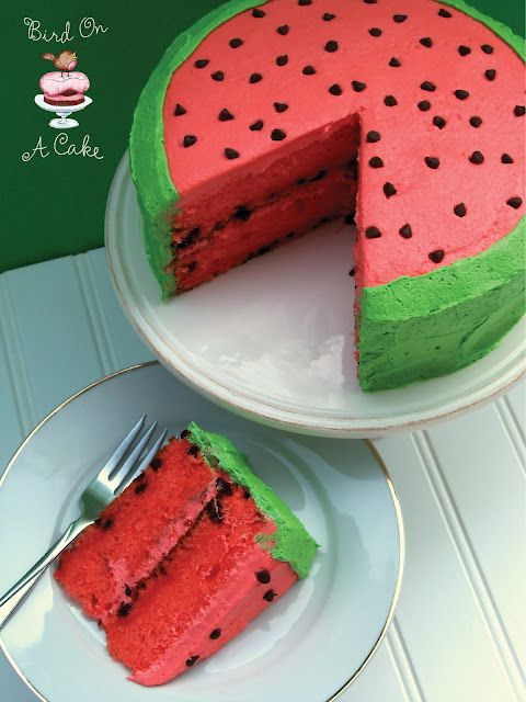 Watermelon Cake- So Cute!