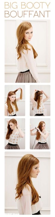 bouffant tutorial