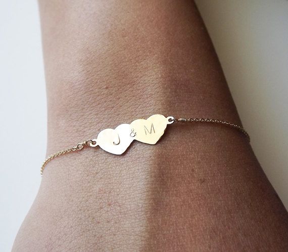 couples initials bracelet-so cute!