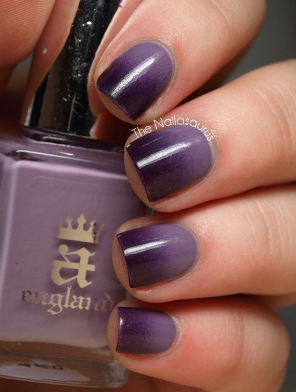 fading purple #nails
