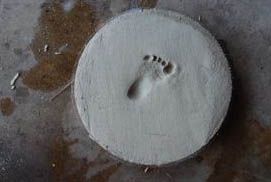 make a footprint every year alternating legs and soon you'll have a path of