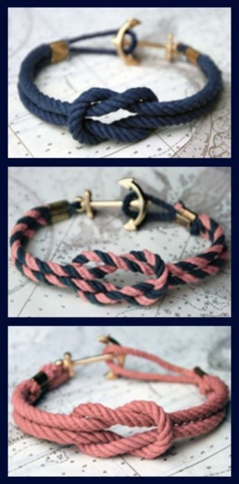 nautical knot wrist bands