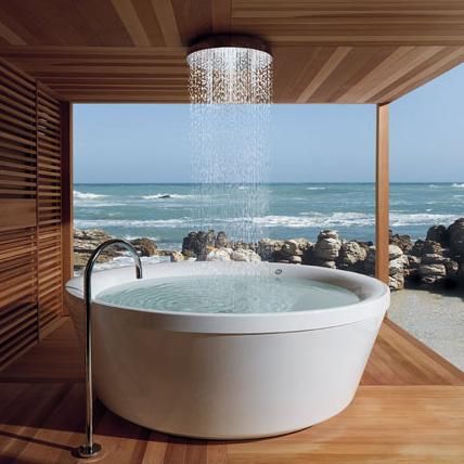 outdoor bathroom designs