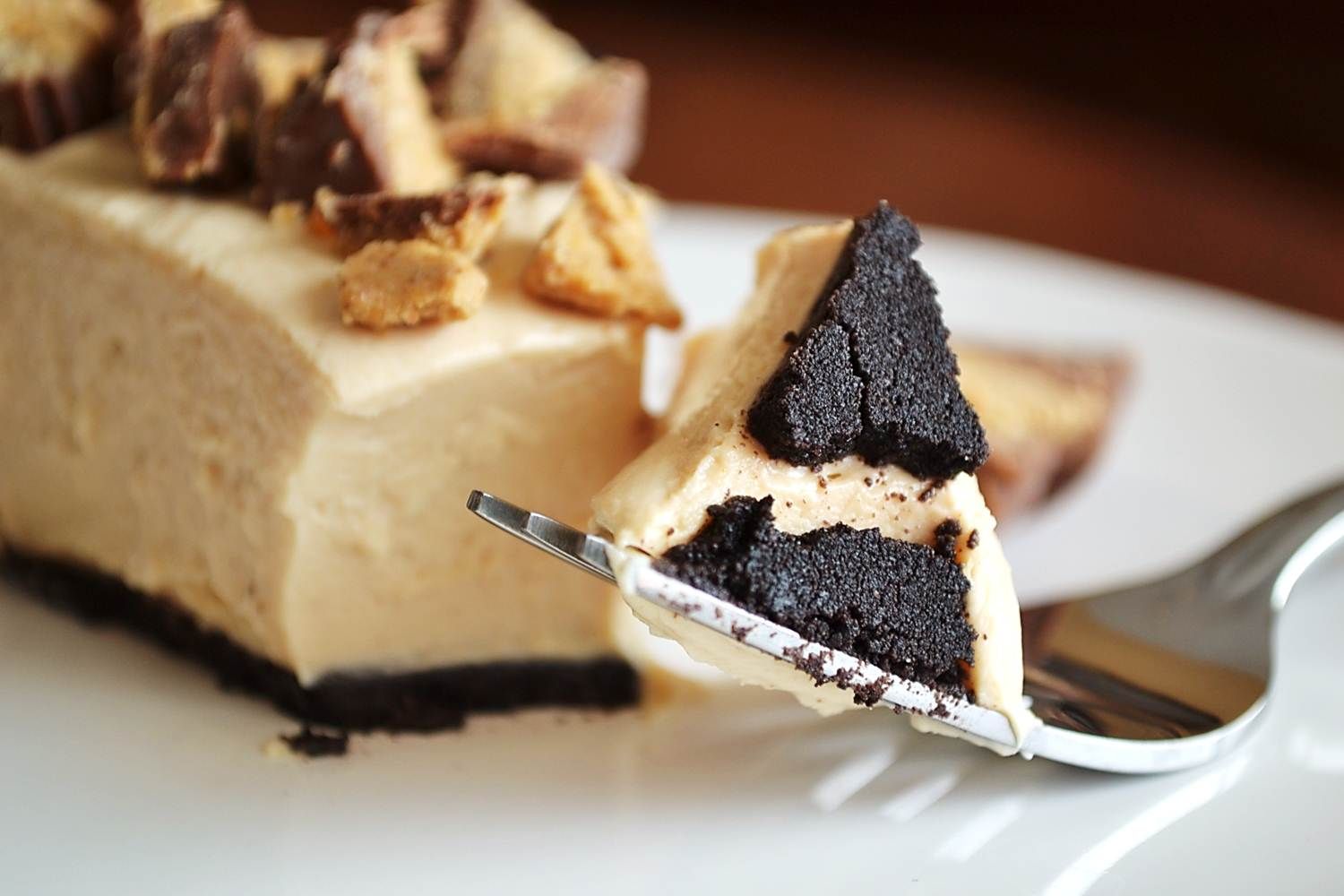 peanut butter yogurt pie–healthier peanut butter pie!