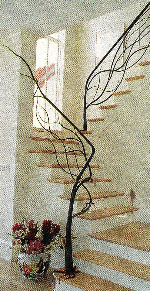 tree inspired bannister