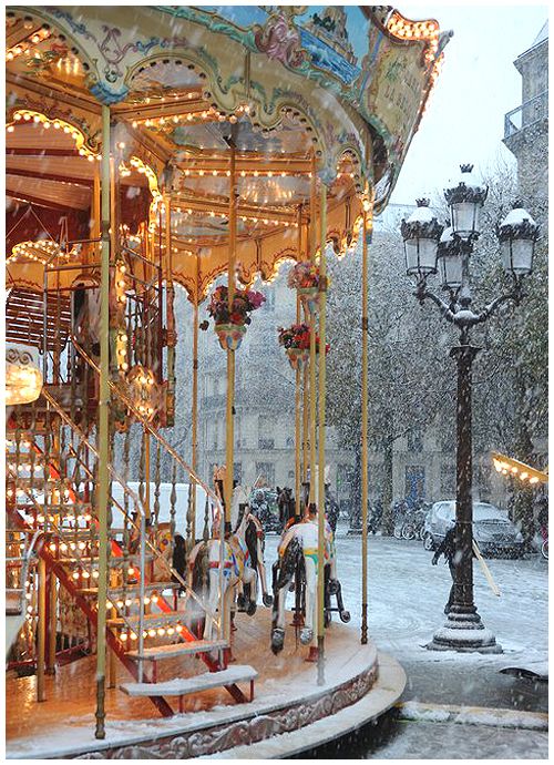 winter morning in Paris