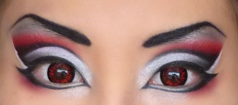 ❤ The Makeup Piggy ❤: Halloween makeup tutorial – Succubus/demon/d