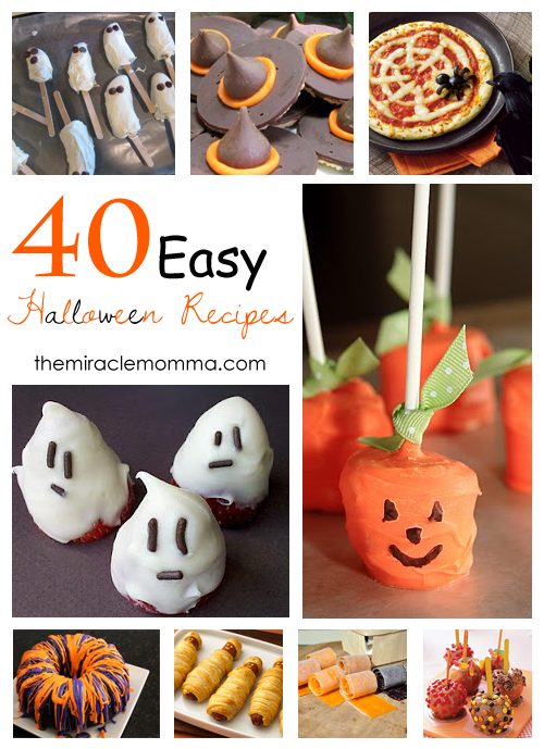 40 Easy Halloween Recipes – Great for kids!