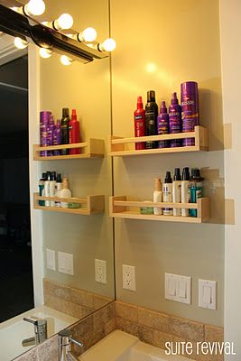 A spice rack – keeps everything off of the counter!