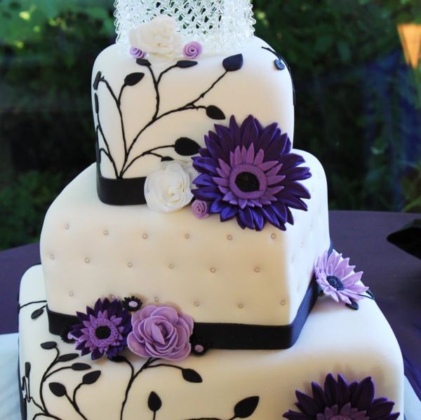 Amazing purple wedding cakes : Wedding Clan
