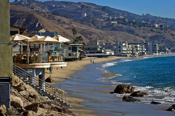 Beach houses, Malibu, California