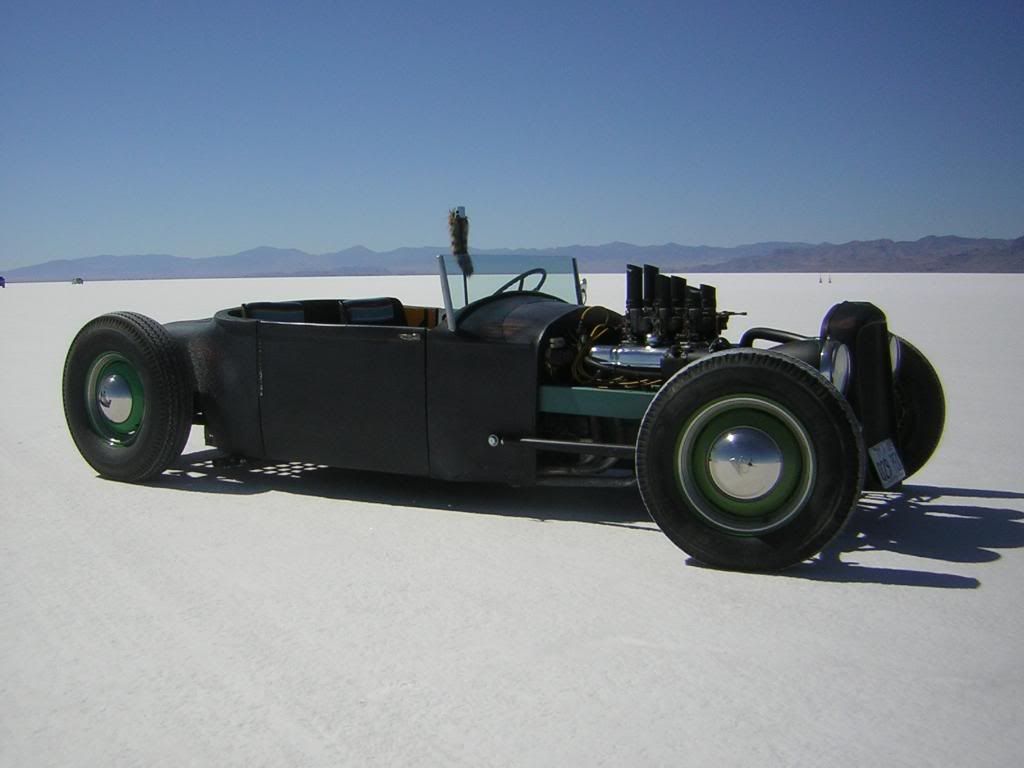 Bonneville rat rod