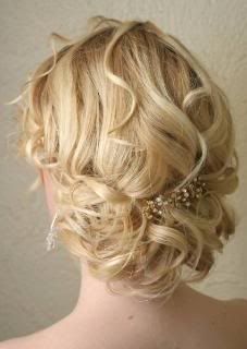 Bridesmaid hair.