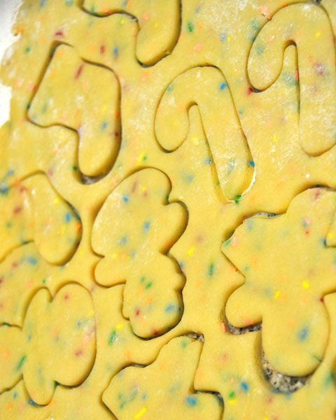 Cake Batter Cut Out Cookies from a Cake Mix. So much better than sugar cookies!
