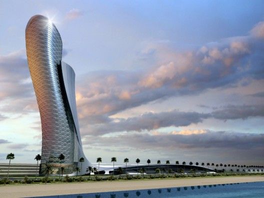 Capital Gate by RMJM, "Leaning Tower of Abu Dhabi"