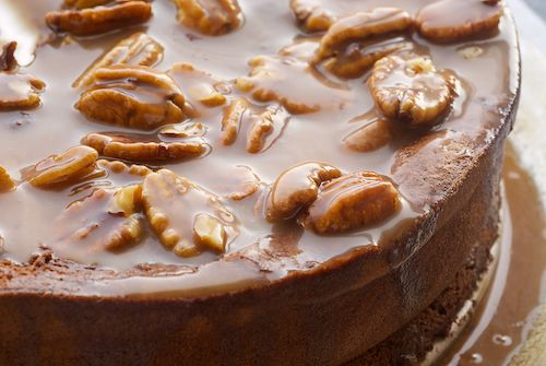 Chocolate Caramel Pecan Souffle Cake | Bake or Break