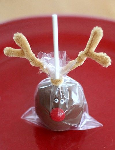 Christmas cake pops.