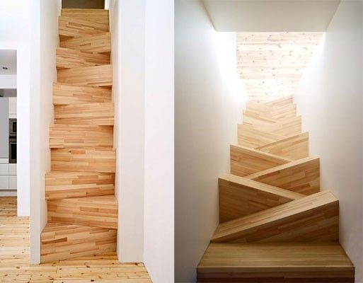 Crazy stairs.