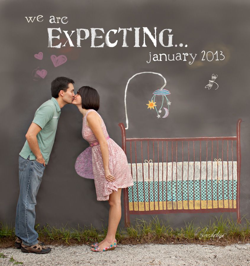 cute baby announcement