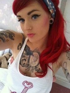 Cute girl tattoo gallery