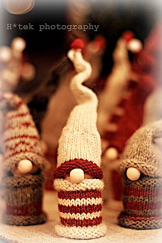 Cute little #knit gnomes