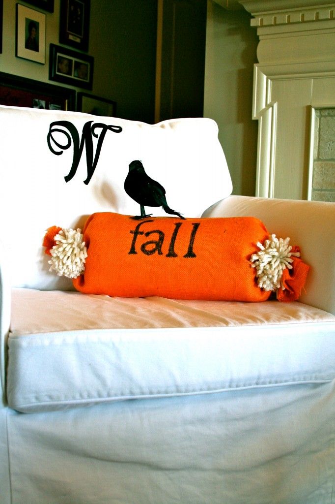 DIY fall pillow