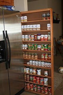 DIY pantry shelf