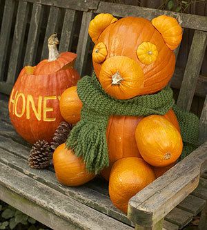 Decorating pumpkins without carving.