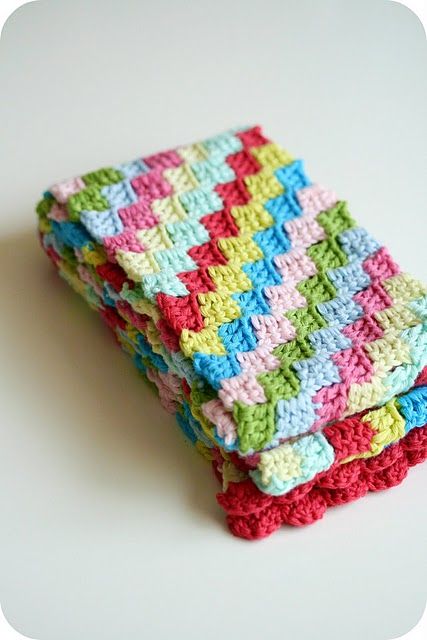 Diagonal crochet stitch…