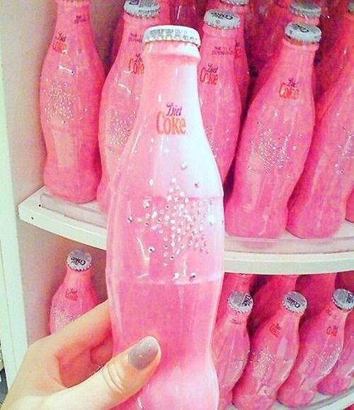 Diet Coke + pink bottle
