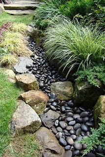 Dry river bed….love this in the garden