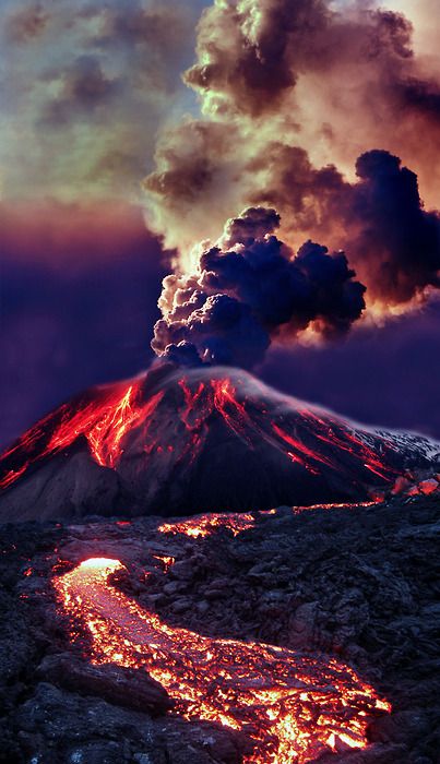Erupting Volcano, Hawaii