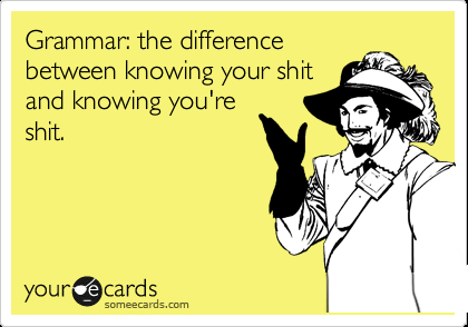 For the grammarians