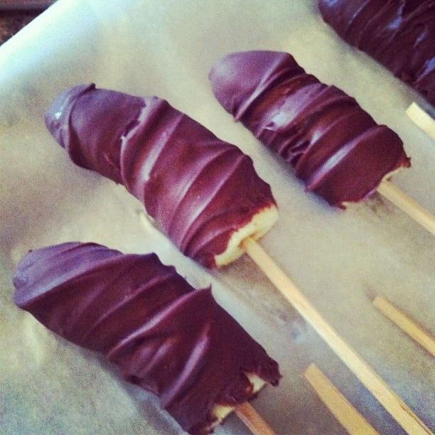 Ha!!! "My sister-in-law tried to make chocolate covered bananas today. The