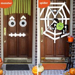 Halloween DIY door