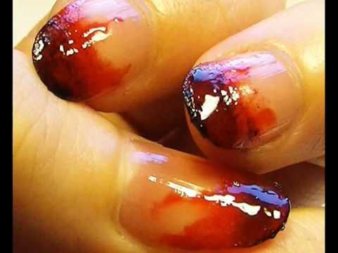 Halloween Vampire Nails