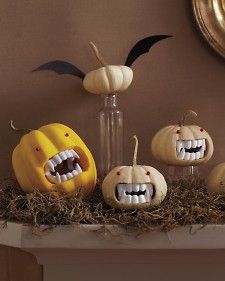 Halloween ~ Fanged Pumpkins