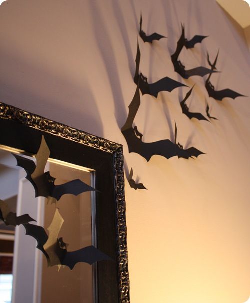 Halloween decorations – cut-out bats