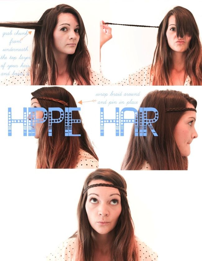 Hippie hair style