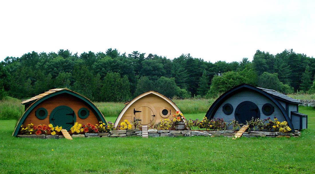 Hobbit Chicken Coops