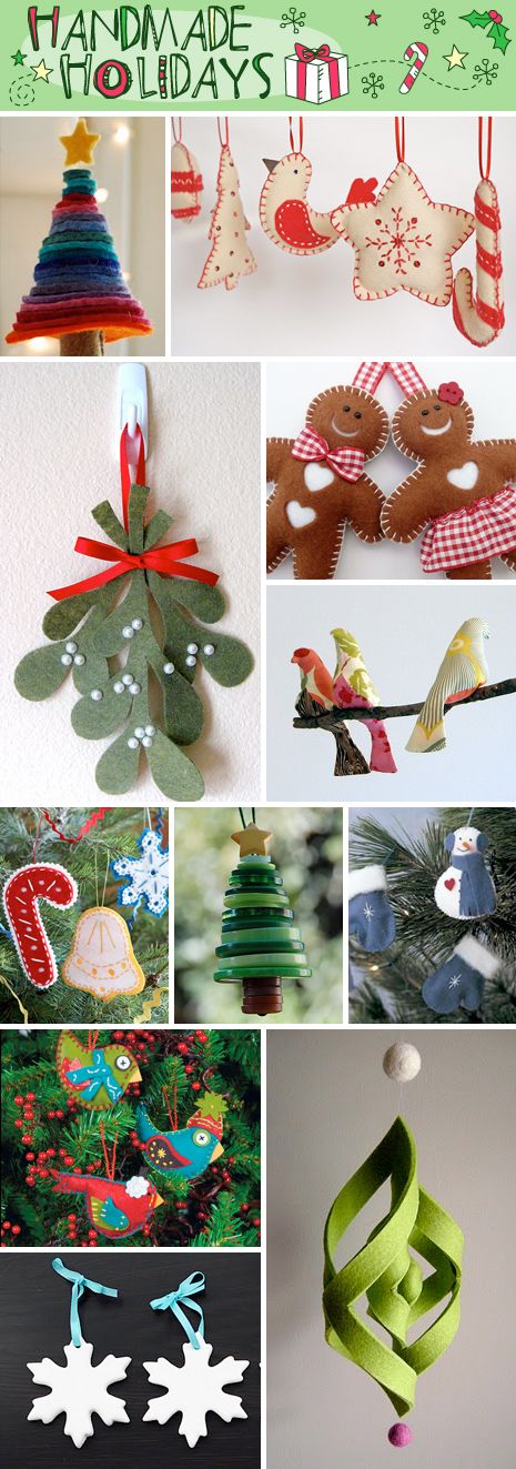 Homemade Christmas tree ornaments
