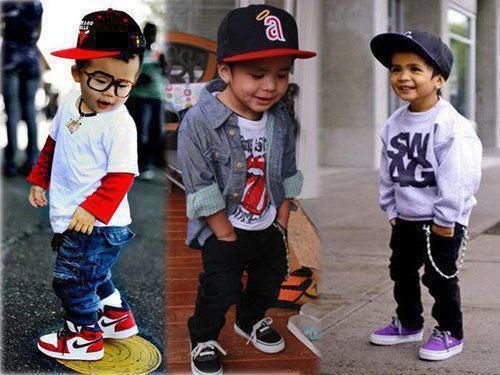 Kid skater fashion