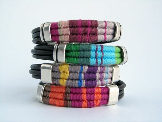 Leather friendship bracelets