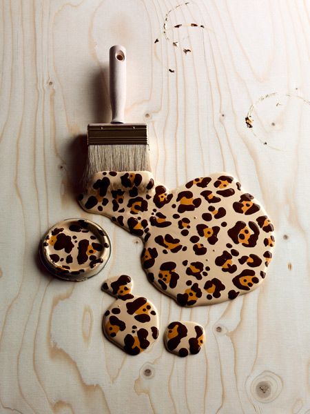 Leopard Print Paint, very cool!