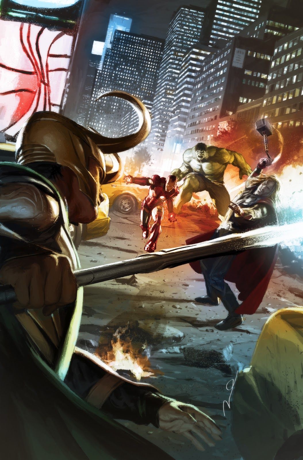 Loki vs.Avengers