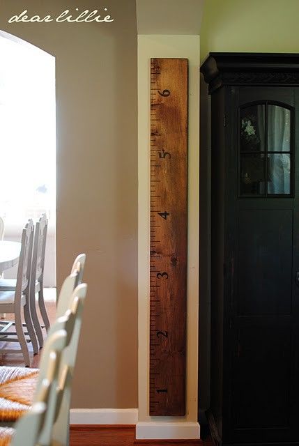 Make a growth chart from a 2×8!