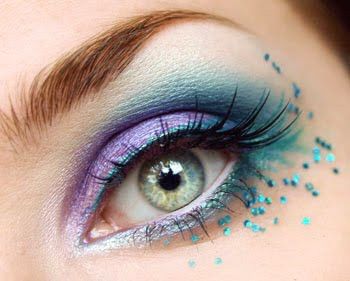 Mermaid make up hair-make-up