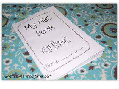 Mrs. Wills Kindergarten: ABC Fluency Book Freebie! And then other stuff!