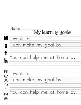 My learning goals