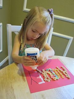 Name Craft – Great for fine motor skills!
